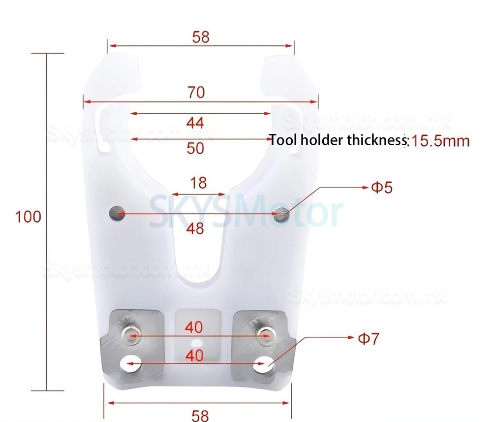 Abrazadera portaherramientas ISO30 para m&aacute;quina CNC OSP001709
